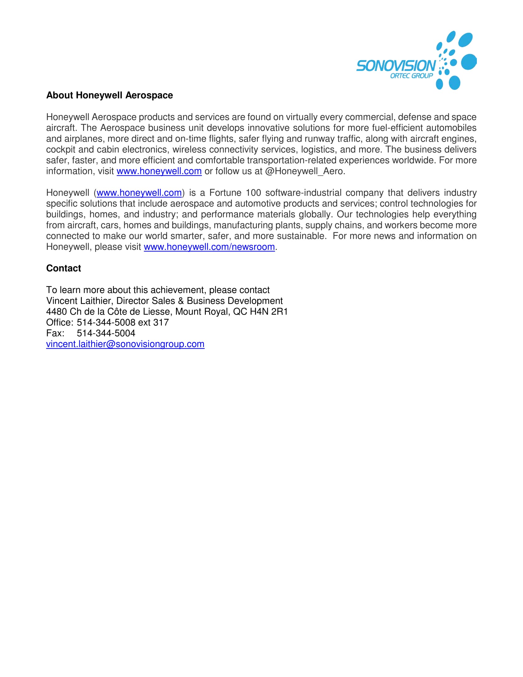 Honeywell contract PR - May 2017 - Final-2